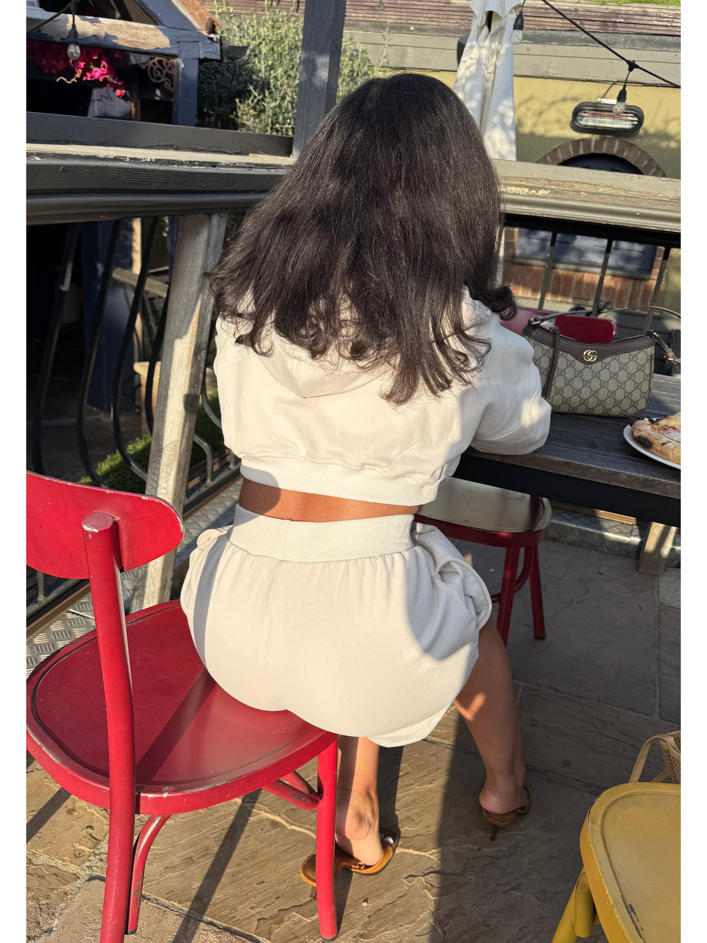 The Lily Crop Hoodie & Shorts Set