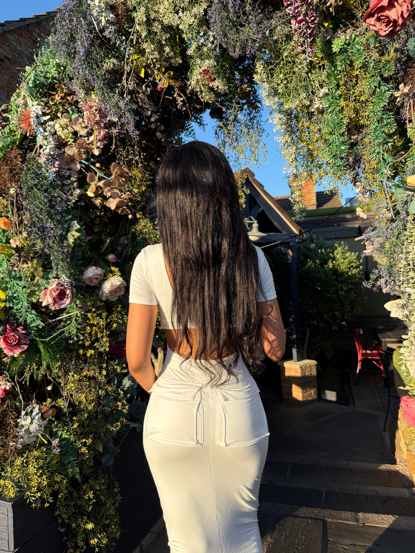 Carina Midi Dress ~ Snow White