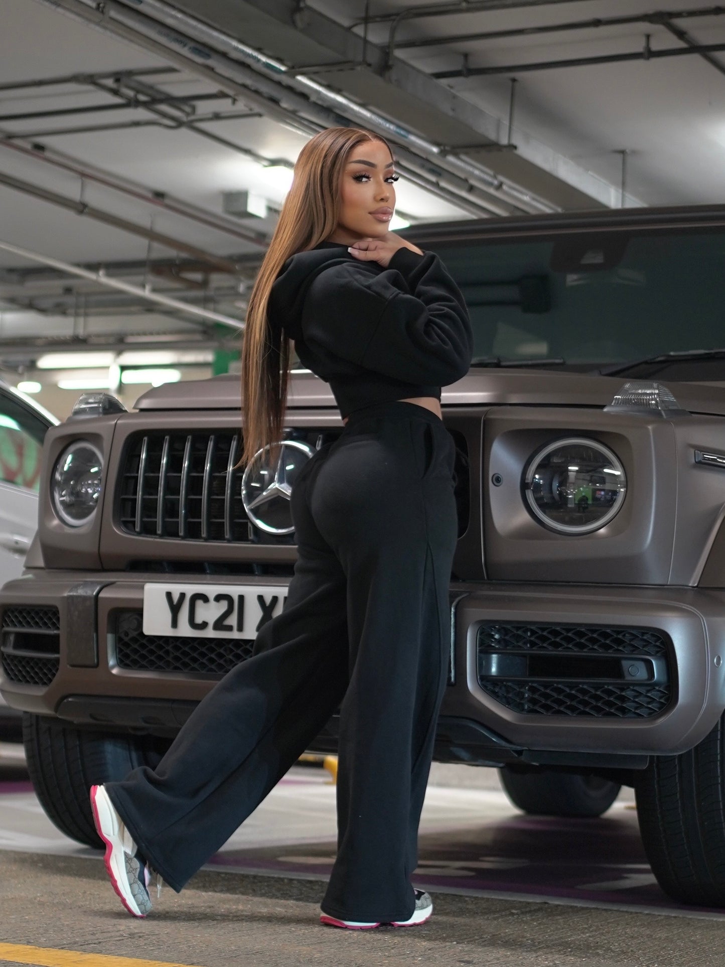 The Nara Hoodie & Jogger Full Set ~ Black