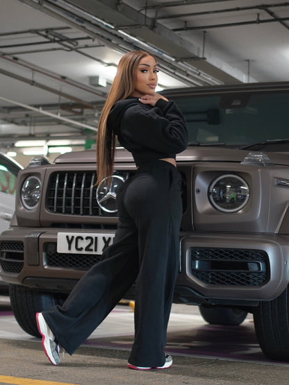 The Nara Hoodie & Jogger Full Set ~ Black