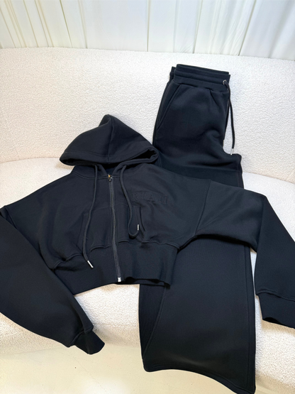 The Nara Hoodie & Jogger Full Set ~ Black