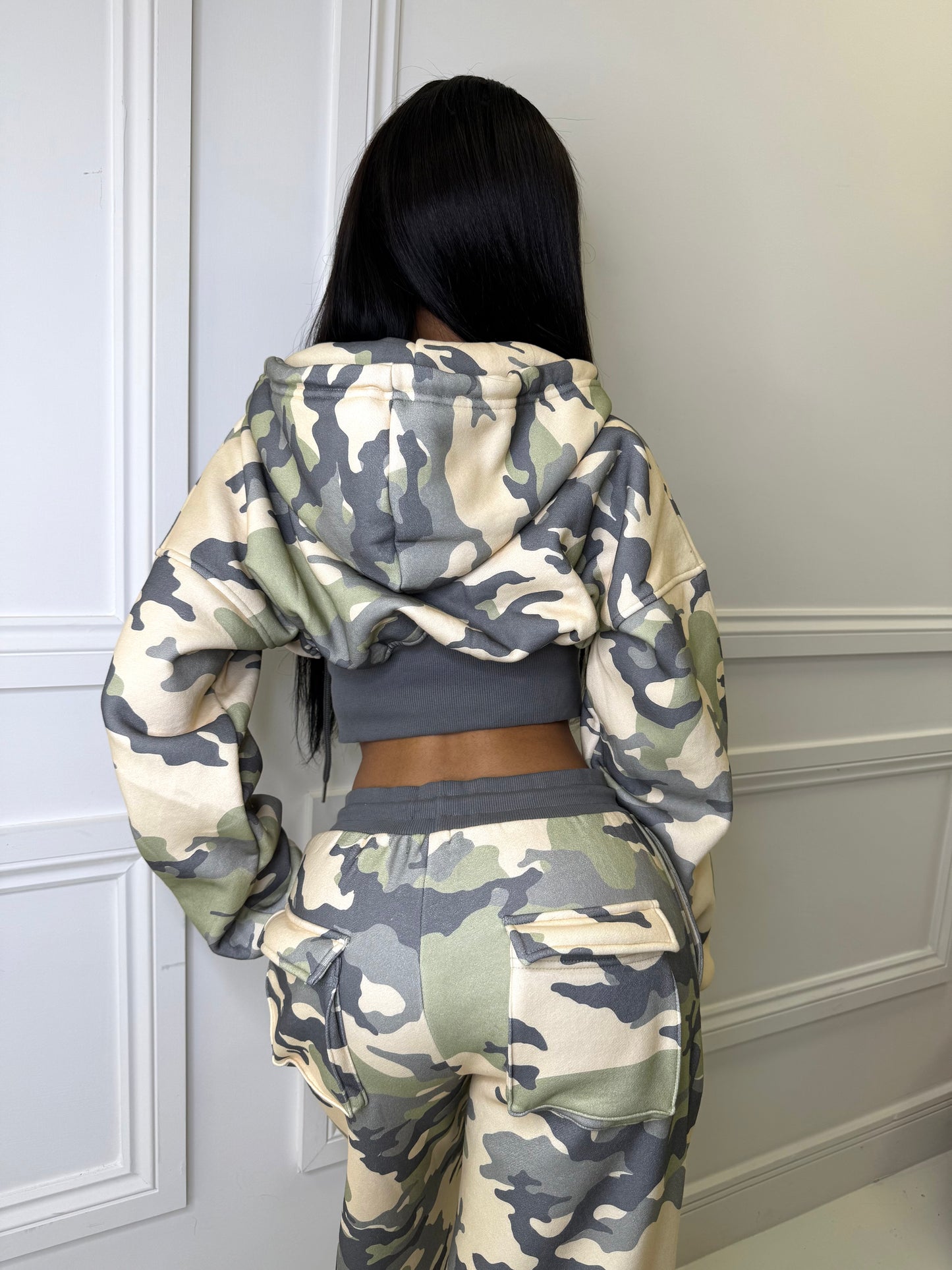 Sage Camouflage Hoodie