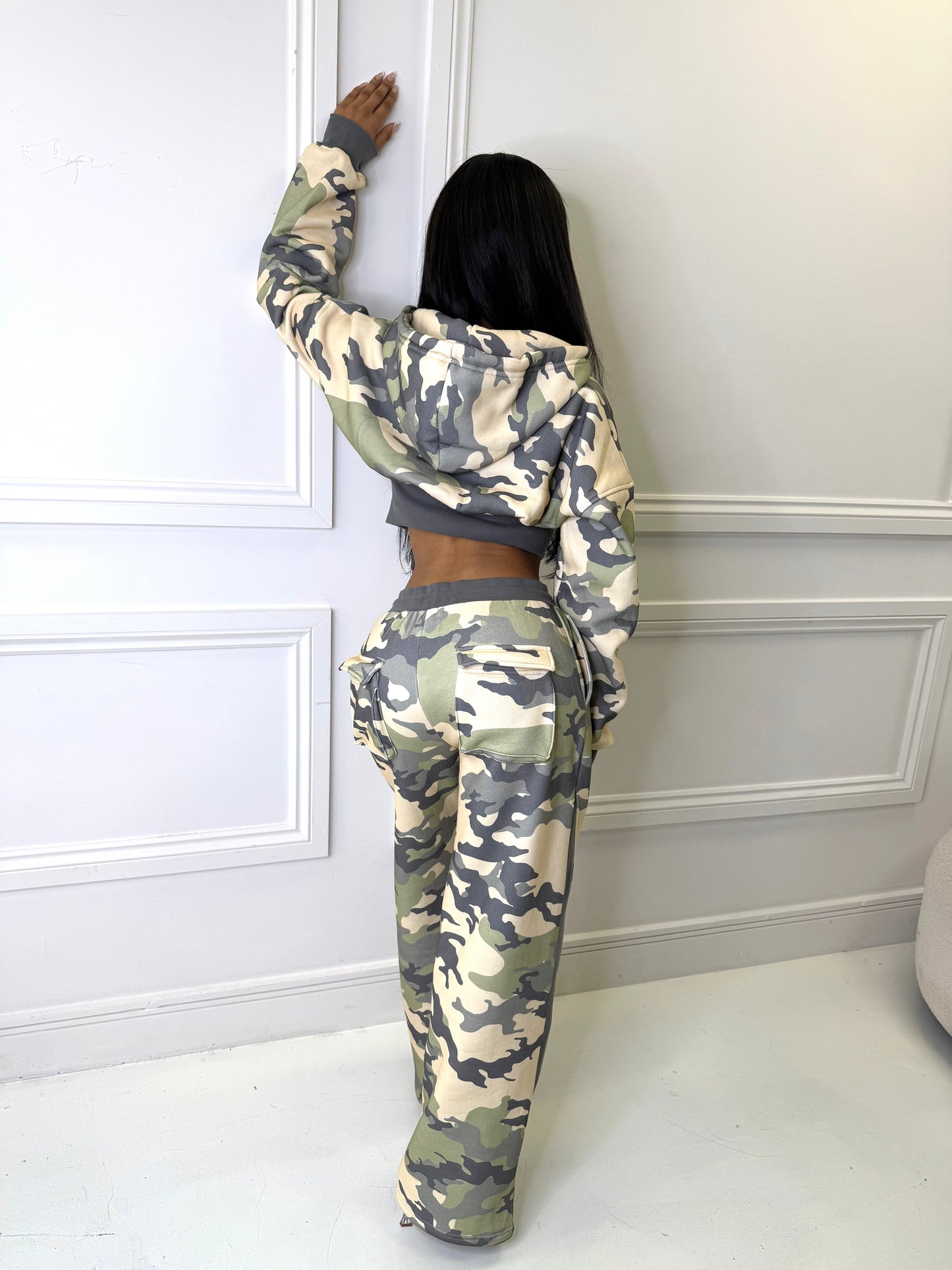 Sage Camouflage Joggers
