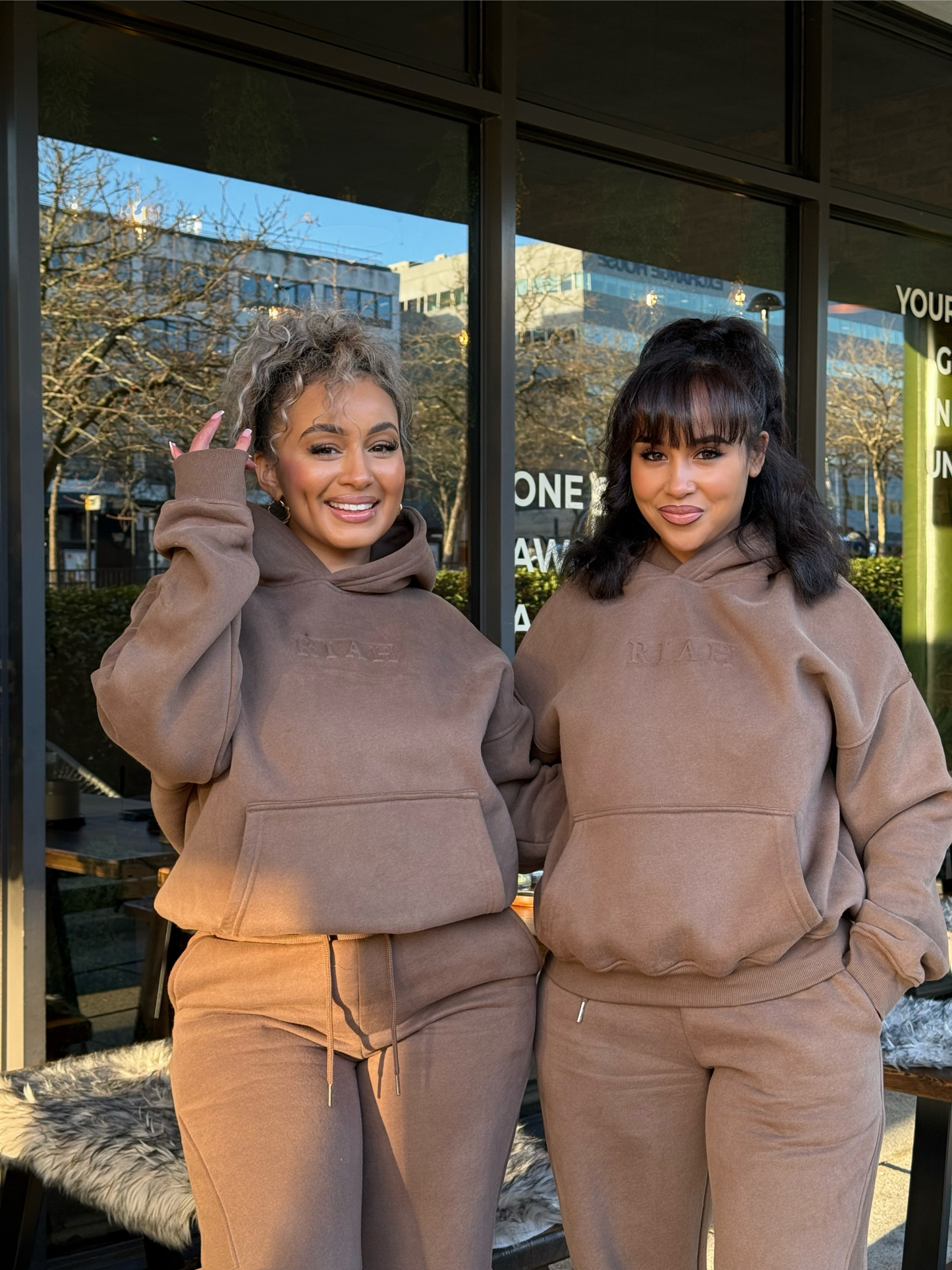 The Vera Hoodie & Jogger Full Set ~ Chestnut Brown