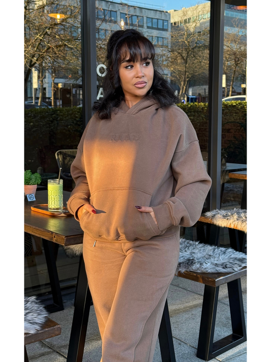 The Vera Hoodie & Jogger Full Set ~ Chestnut Brown