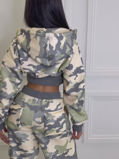 Sage Camouflage Joggers